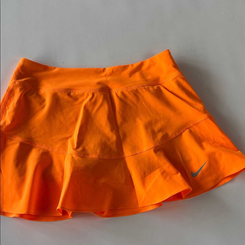 Nike Blue and Orange Women's Tennis Skirt Set - Picture 3 of 9